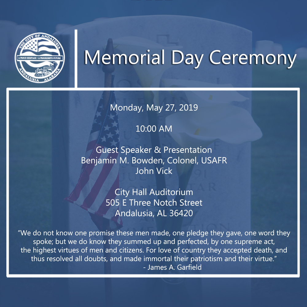 Facebook Memorial Day Ceremony 2019