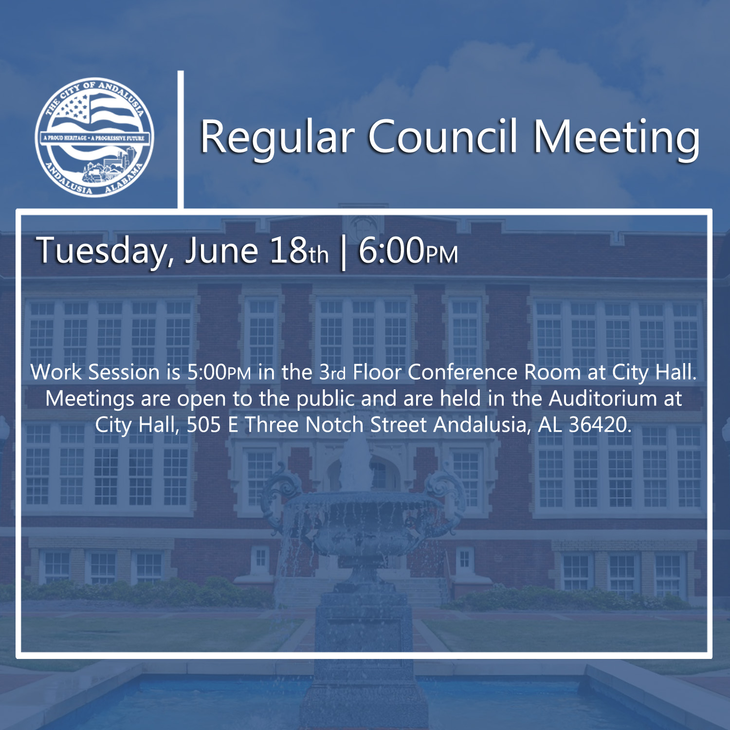 Website Regular Council Meeting June 18